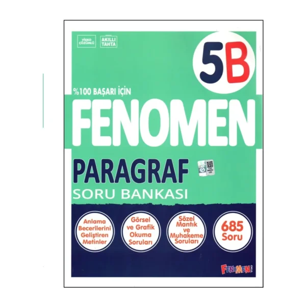 Fenomen Okul Yayınları 5. Sınıf Paragraf Soru Bankası