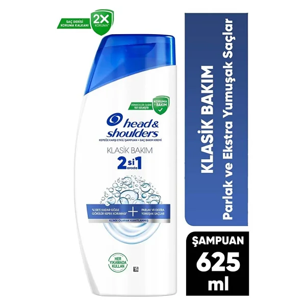 Head & Shoulders Klasik Bakım 2'si 1 arada 625 ml Kepek Şampuanı