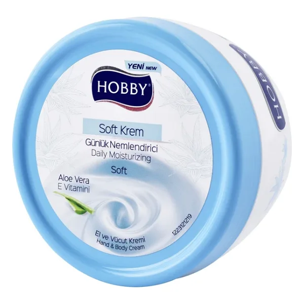 Hobby Soft Aloe Vera El ve Vücut Bakım Kremi 300 ml