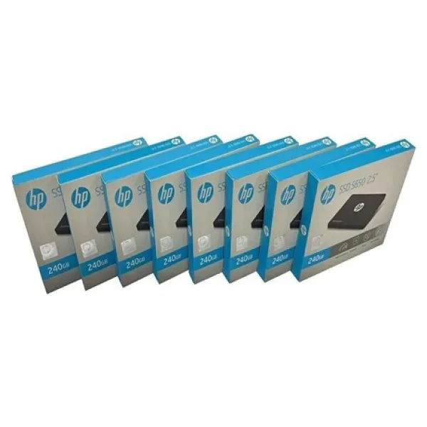 HP S650 SSD 2,5 " 240 GB 450/560MB 8'Lİ PAKET (Model:345M8AA)