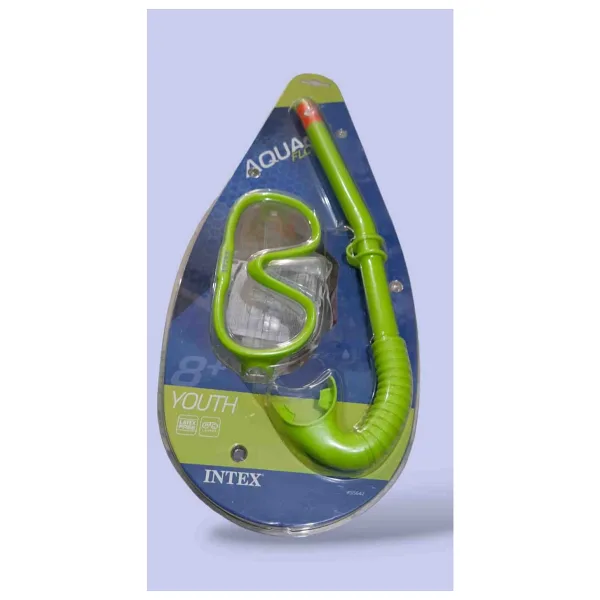 intex Şnorkel + Gözlük Seti - Yeşil