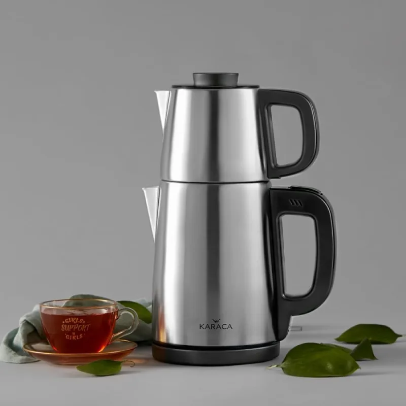 Karaca Tea Break 1650 W Çelik Demlikli Çay Makinesi