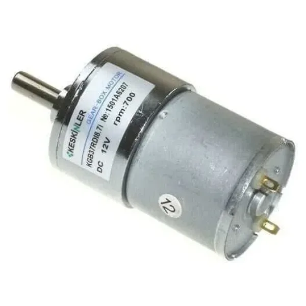 KGB37 12V 700Rpm 37mm Redüktörlü Eksantrik Dc Motor
