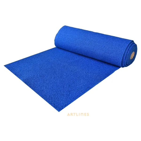 Kıvırcık Kapı Önü Dış Mekan Paspas / Kalınlık : 14 mm. / En : 1.20 M. - Boy : 2 Metre / Mavi