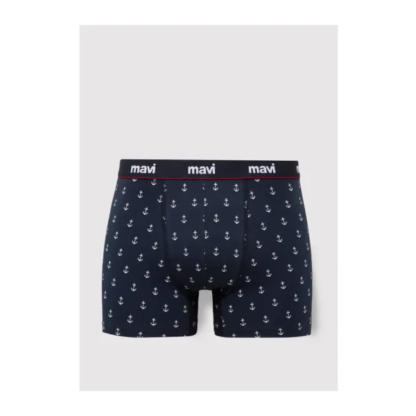 Mavi Baskılı Lacivert Boxer 0910735-30717
