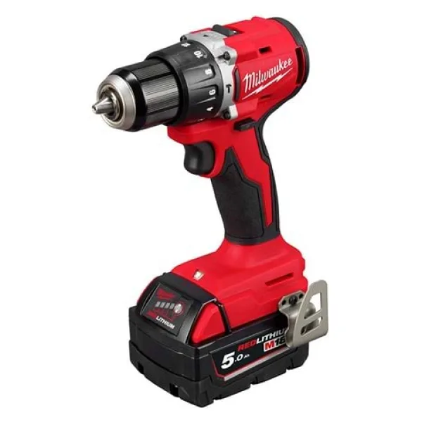 Milwaukee M18 BLPDRC-502C Çift Akülü 5 Ah Darbeli Matkap