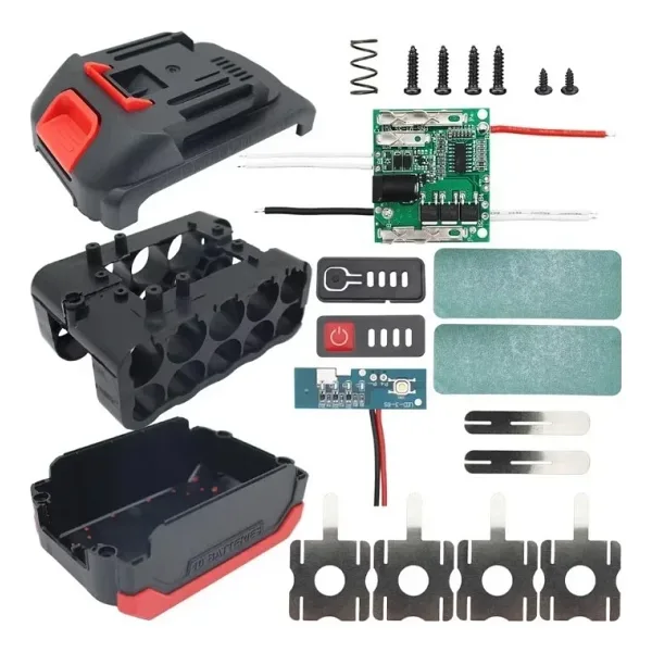 Motorobit Li-ion 18650 5S 21V 10lu Matkap Batarya Kutusu Seti