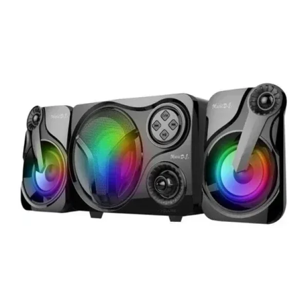 Music D.j SP60 2+1 USB 12W Bluetooth Ses Sistemi - Siyah