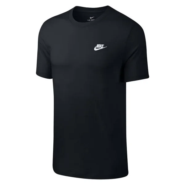 Nike Sportswear Club AR4997-013 Siyah Kısa Kollu Bisiklet Yaka Erkek Tişört