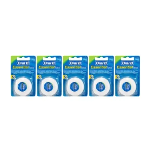 Oral-B Essential Floss Nane Aromalı 50 m 5 Adet Mumlu Diş İpi