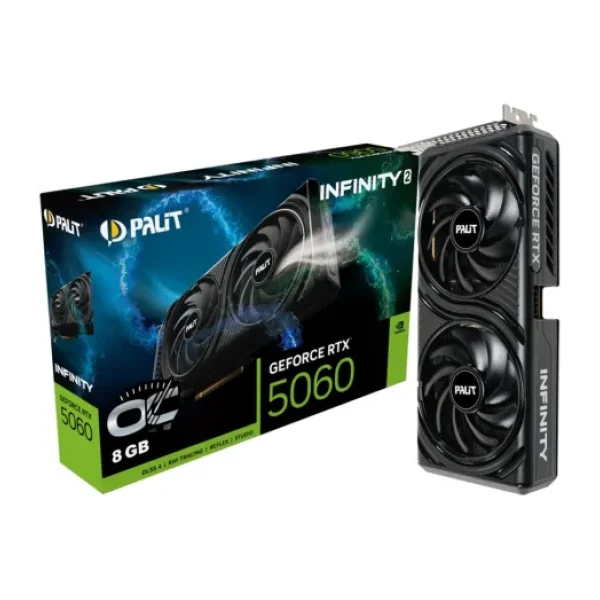 Palit RTX 5060 Infinity 2 OC NE75060V19P1-GB2063L 128 Bit GDDR7 8 GB Ekran Kartı