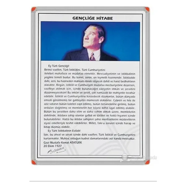 Panda 35x50 Gençliğe Hitabe Alüminyum Çerçeve