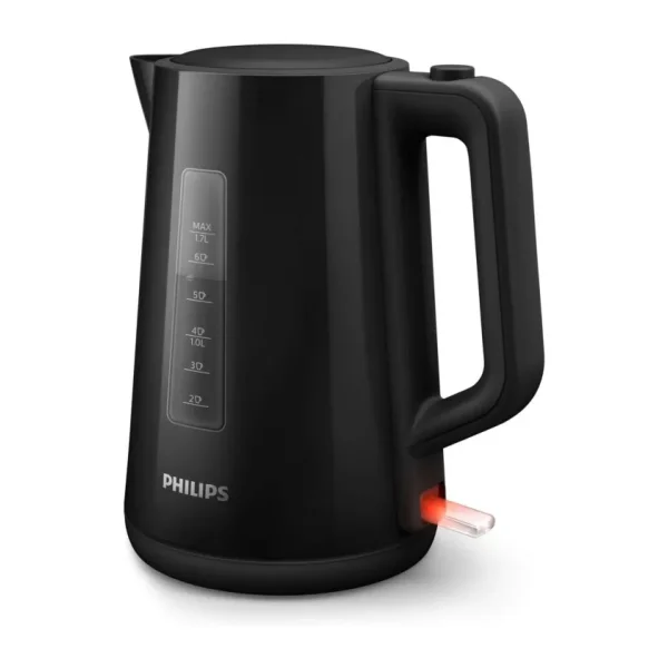 Philips Kettle Su Isıtıcıı, 1.7 L Kapasite, 360° Döner Tabanlı, 2200W, Siyah