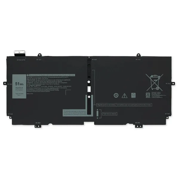 RETRO Dell XPS 7390 2-in-1, 52TWH Notebook Bataryası