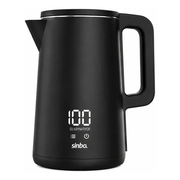 Sinbo 1.8 Litre Dijital Kettle - Dokunmatik Ekranlı - Akıllı Su Isıtıcısı
