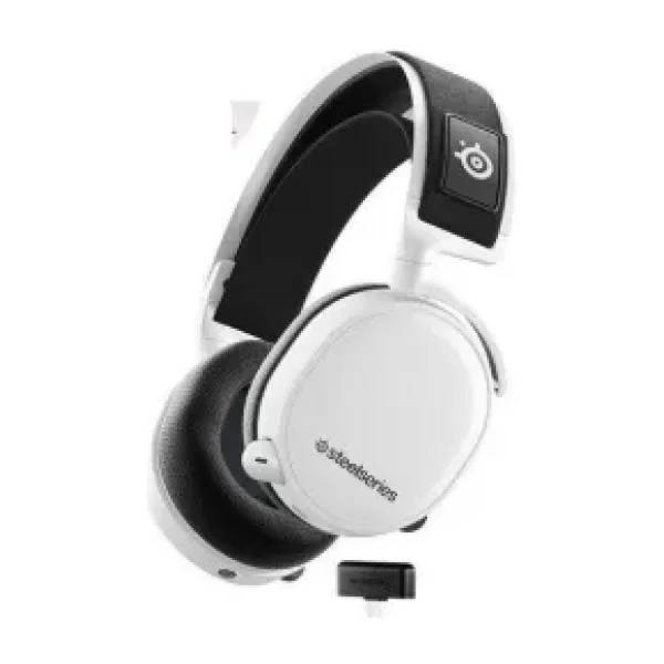 SteelSeries Arctis 7+ Beyaz 7.1 Kablosuz Kulak Üstü Oyuncu Kulaklığı