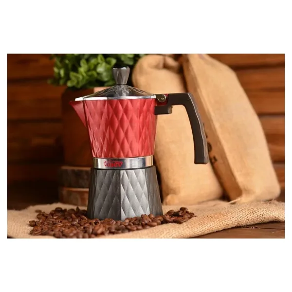 Taşev Diamante 3 Fincan Moka Pot