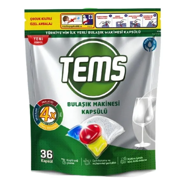 Tems Bulaşık Makinesi Tableti 36'lı