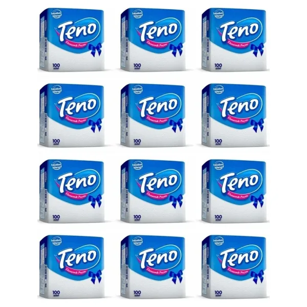 Teno Peçete 100 Lü x 12 Adet