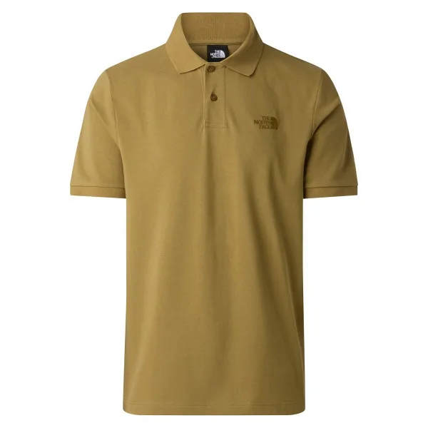 The North Face Essential Regular NF0A8C1P2EL1 Haki Kısa Kollu Polo Yaka Erkek Tişört