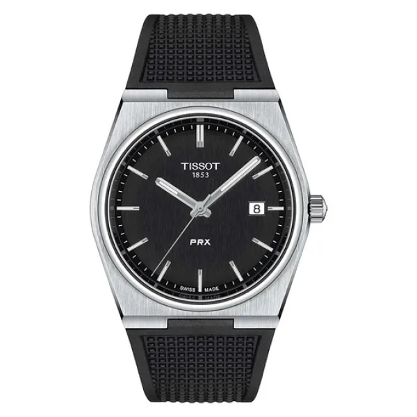 Tissot PRX 40mm T137.410.17.051.00 Siyah Kauçuk Kordon Erkek Kol Saati