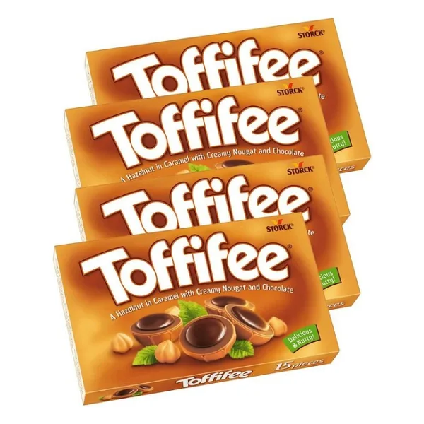 Toffifee Fıstıklı Çikolata 125 gr x 4 Adet Özel Lezzet ve Tatlandırıcı İçeriği