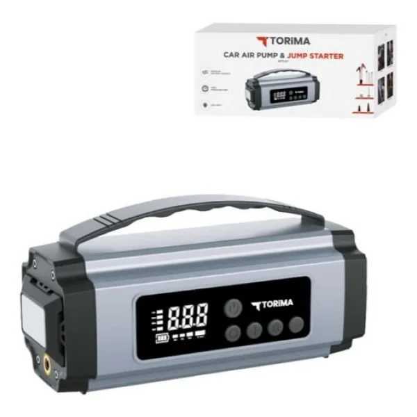 Torima APS-01 8000 mAh Işıklı Ekranlı Marş Özellikli Araç Kompresörü
