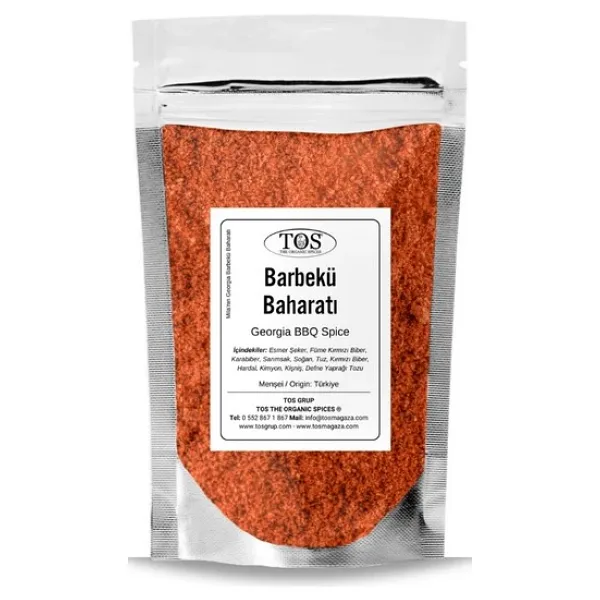 TOS The Organic Spices Mila'nın Georgia Barbekü Baharatı 250 gr