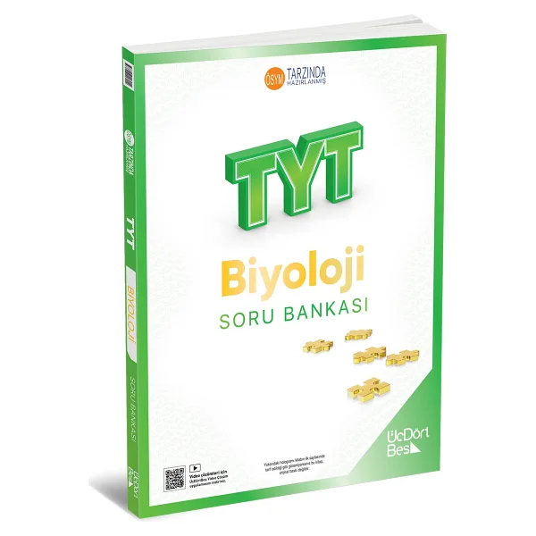 ÜçDörtBeş Yayınları TYT Biyoloji Soru Bankası