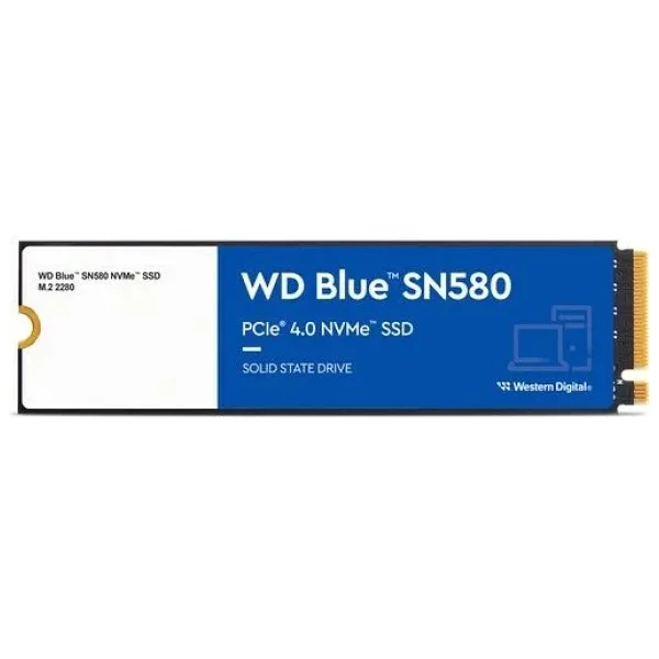 Western Digital BLUE SN580 WDS250G3B0E PCI-Express 4.0 250 GB M.2 SSD