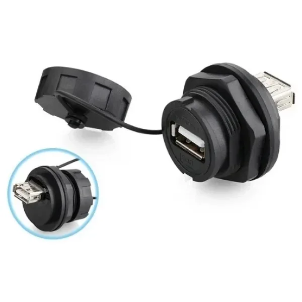 YU-USB2-JSX-01-001 Su Geçirmez USB Konnektör - Dişi