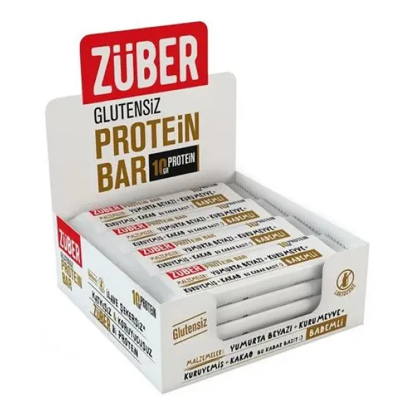 Züber Glutensiz Bademli 35 gr 12'li Protein Barı