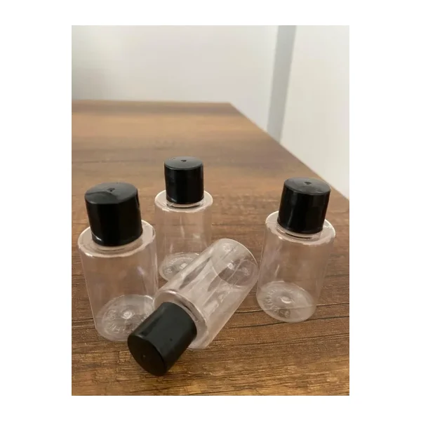 100 Adet Kapaklı Boş Şişe 30 Ml Dekoratif Şampuan Şişesi