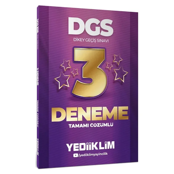 2026 Dgs Tamamı Çözümlü 3 Yıldız Deneme
