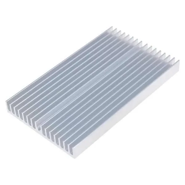 6cm x 10cm x 1cm Alüminyum Metal Soğutucu Blok Radyatör Amfi Led Entegre Transistor Vga Ram Memory Cpu Gpu Peltier Isı Düşürücü