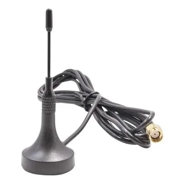 80mm GSM Kablolu Anten - 2m Kablolu