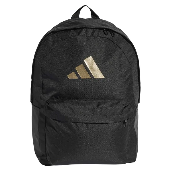 Adidas Classic 3 Bar Logo IS7048 Siyah-Gold Sırt Çantası