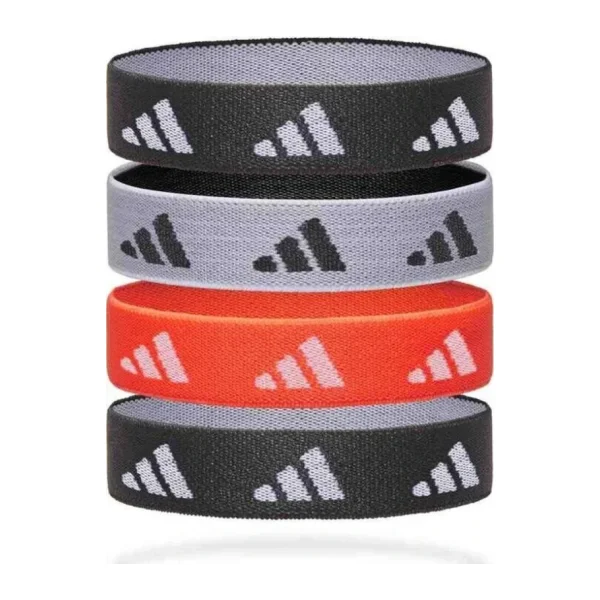 Adidas Siyah Beyaz Kırmızı Saç Tokası ADAC-16210