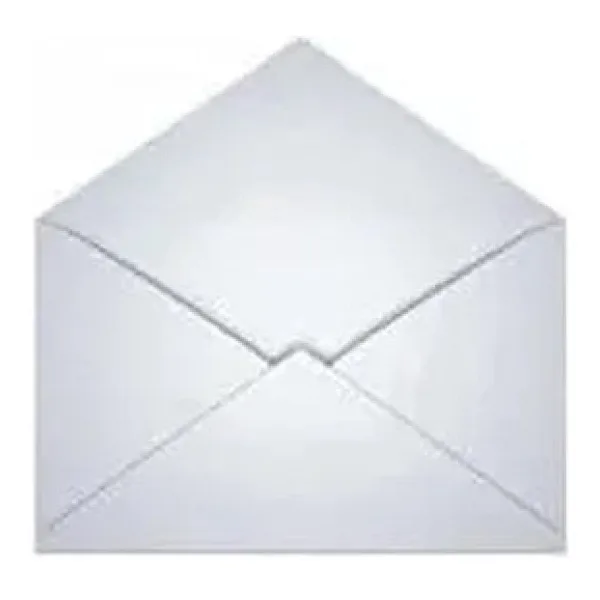 Asil Doğan Mektup Zarfı - Para Zarfı - Takı Zarfı 11,4X16,2Cm-100 Adet Beyaz (Silikonlu) 70Gr Kağıt