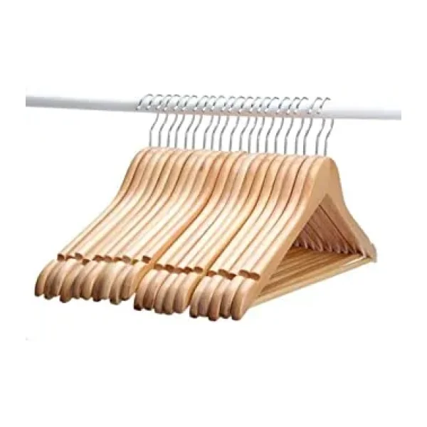 Askıcı Ahşap Askı Naturel Kıyafet Ve Elbise Askısı Gömlek Askısı 5 Adetaa-olg777123712