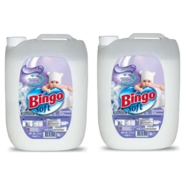 Bingo Soft Sensitive Yumuşatıcı 50 Yıkama 5 lt 2'li