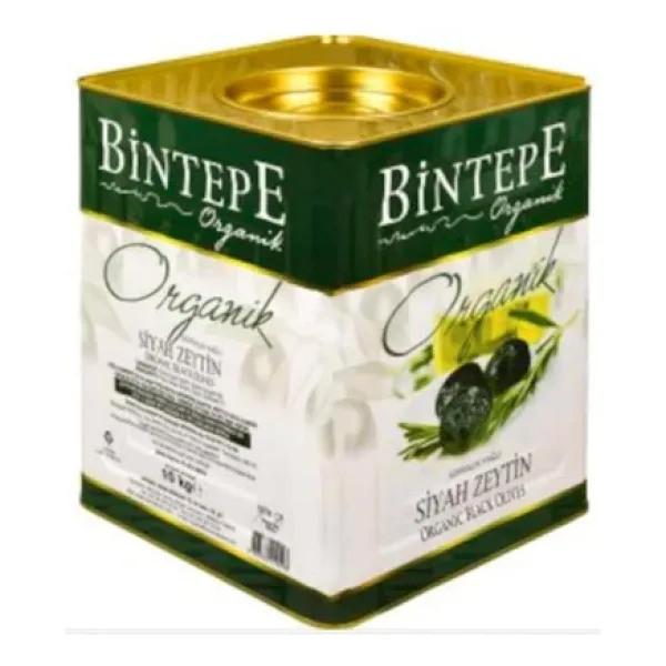 BİNTEPE ORGANİK Siyah Zeytin Teneke 10 kg