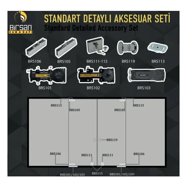 Birsan Hidrolik Motor Standart Detaylı Yer Hidroliği Brs 102-std