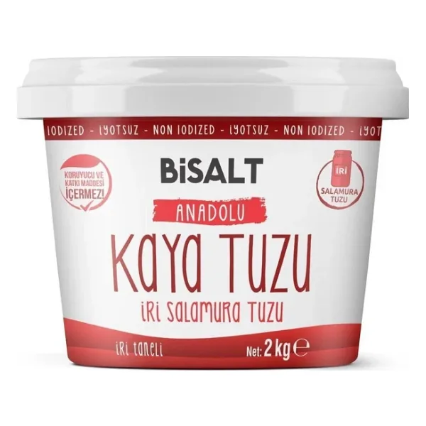 Bisalt Anadolu Kaya Salamura Tuzu İri 2 kg