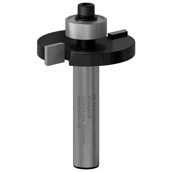 Bosch 2 608 628 aksesuarı 404 Scheibennutfraeser 8 mm, D1 32 mm, U 6 mm, G 51 mm