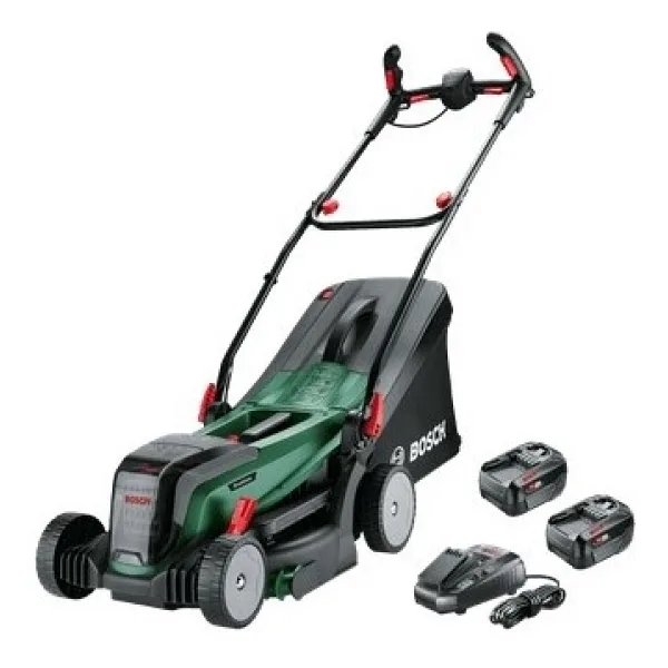 Bosch UniversalRotak 2x18V-37-550 Çift Akülü 4 Ah Çim Biçme Makinesi