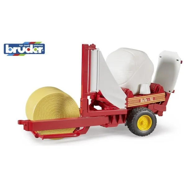 Bruder BR02122 Balya Sarma Makinesi Kahverengi ve Siyah Balyalar