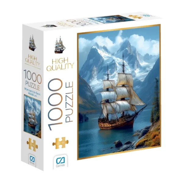 CA Games CA.7072 Manzara ve Gemi 1000 Parça Puzzle