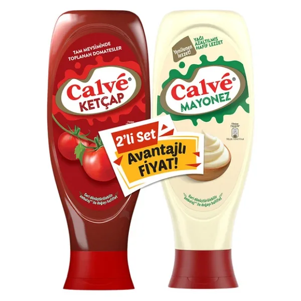 Calve 430 gr Ketçap + 380 gr Mayonez