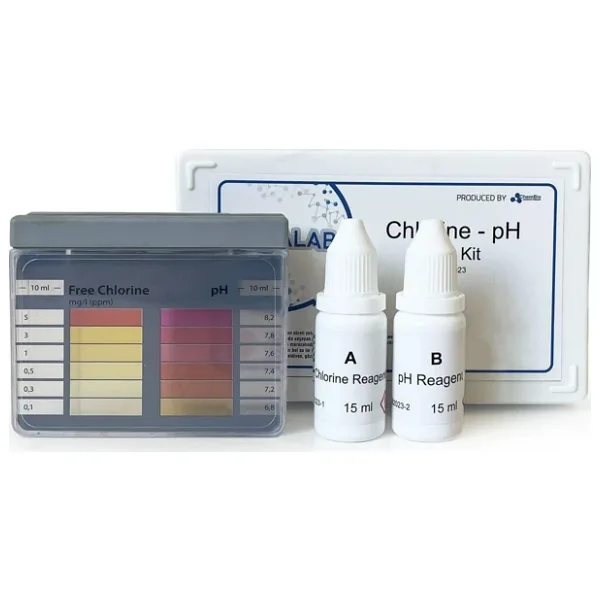 Chembio Ph Ve Klor Test Kiti Havuz 0-5Mg/L(Ppm) Klor Ve 6.8-8.2 Ph